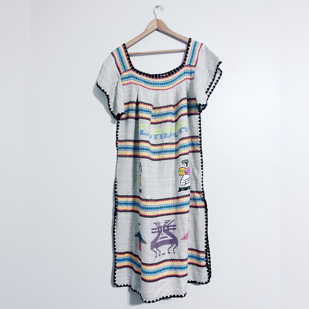 Handmade Embroidered Peruvian Ethnic Dress